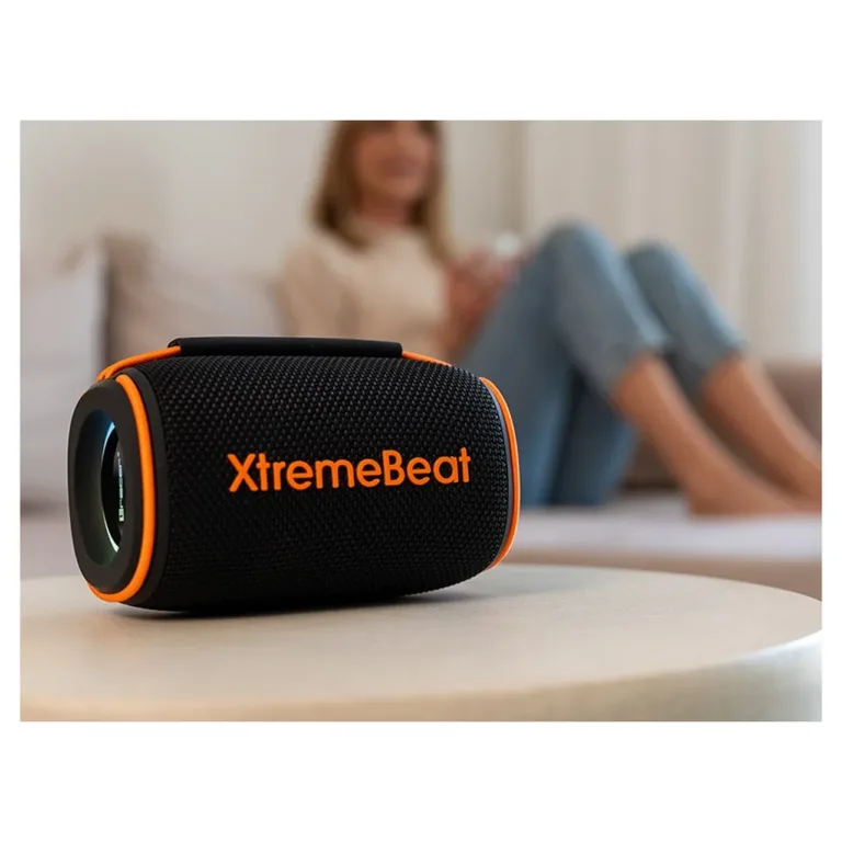 Tracer XtremeBeat Lite TRAGLO47540 10W must kaasaskantav Bluetooth 5.3 IPX6 stereokõlar sisseehitatud mikrofoniga