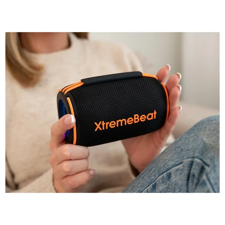Tracer XtremeBeat Lite TRAGLO47540 10W must kaasaskantav Bluetooth 5.3 IPX6 stereokõlar sisseehitatud mikrofoniga