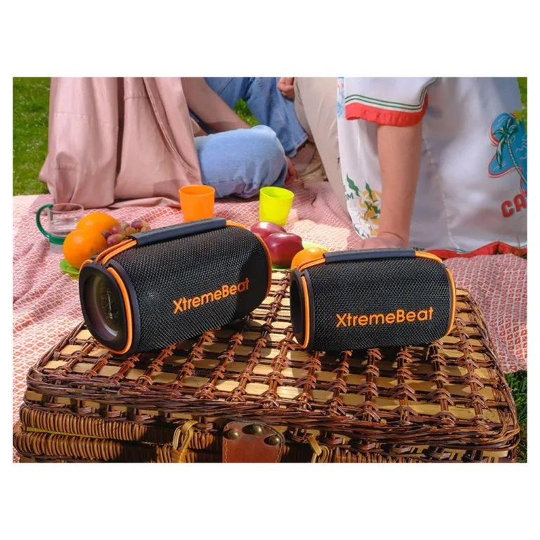 Tracer XtremeBeat Lite TRAGLO47540 10W must kaasaskantav Bluetooth 5.3 IPX6 stereokõlar sisseehitatud mikrofoniga