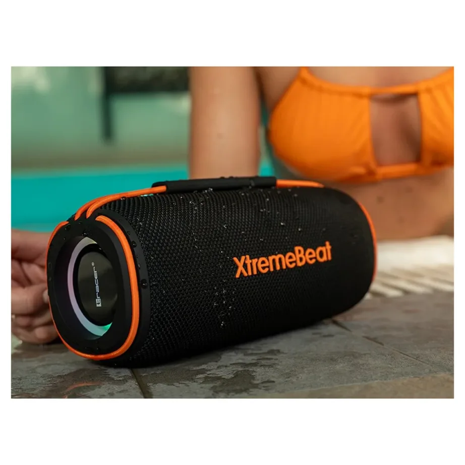 Tracer XtremeBeat Pro TRAGLO47543 40W must kaasaskantav Bluetooth 5.3 IPX6 stereo kõlar sisseehitatud mikrofoniga - 19