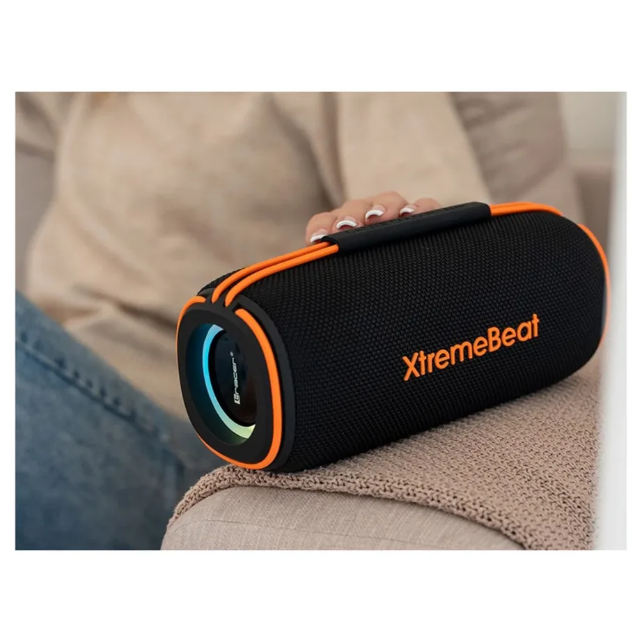Tracer XtremeBeat Pro TRAGLO47543 40W must kaasaskantav Bluetooth 5.3 IPX6 stereo kõlar sisseehitatud mikrofoniga - 9