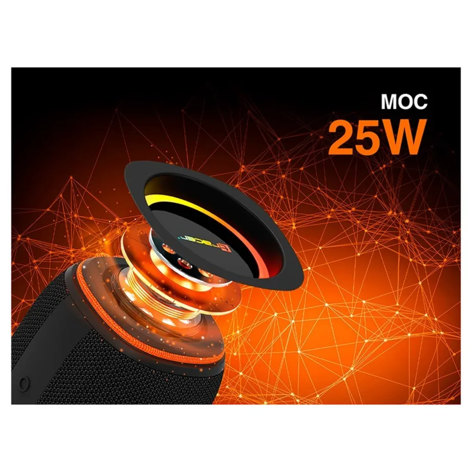 Tracer XtremeBeat Ultra TRAGLO47542 25 W IPX6 must kaasaskantav TWS Bluetooth 5.3 torukõlar mikrofoniga – 2