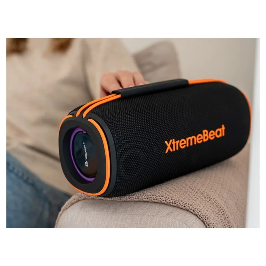 Tracer XtremeBeat Ultra TRAGLO47542 25 W IPX6 must kaasaskantav TWS Bluetooth 5.3 torukõlar mikrofoniga – 16