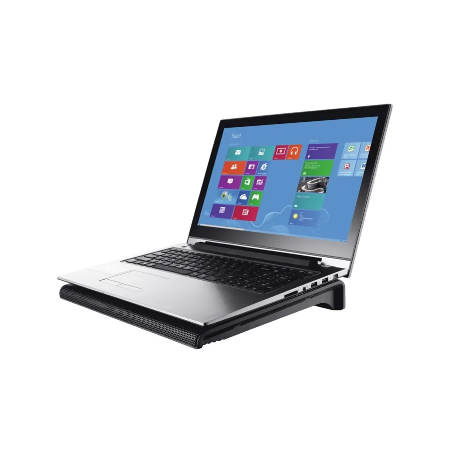 Trust 20104 17,3″ must USB-jahutusalus kahe ventilaatoriga sülearvutile LED-valgustusega – 2