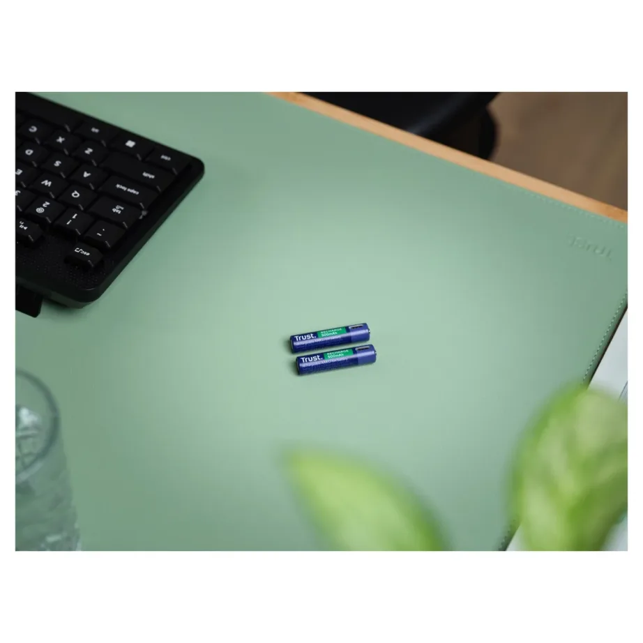 Trust 25585 2×AAA 500mAh sinine/roheline laetav aku USB-C-ga, 1h laadimine, 800 tsüklit – 7