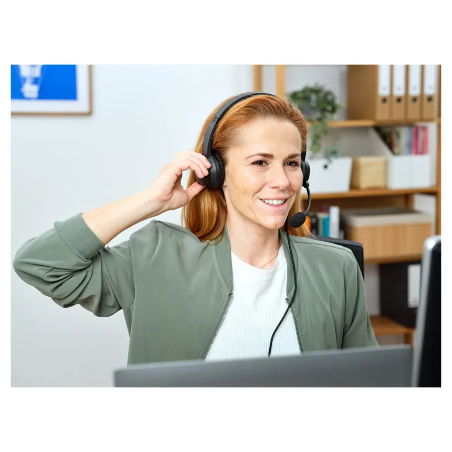 Trust Ayda 25089 must 1,8 m USB-A juhtmega binauraalne headset aktiivse mürasummutusega kõnedele ja muusikale – 4