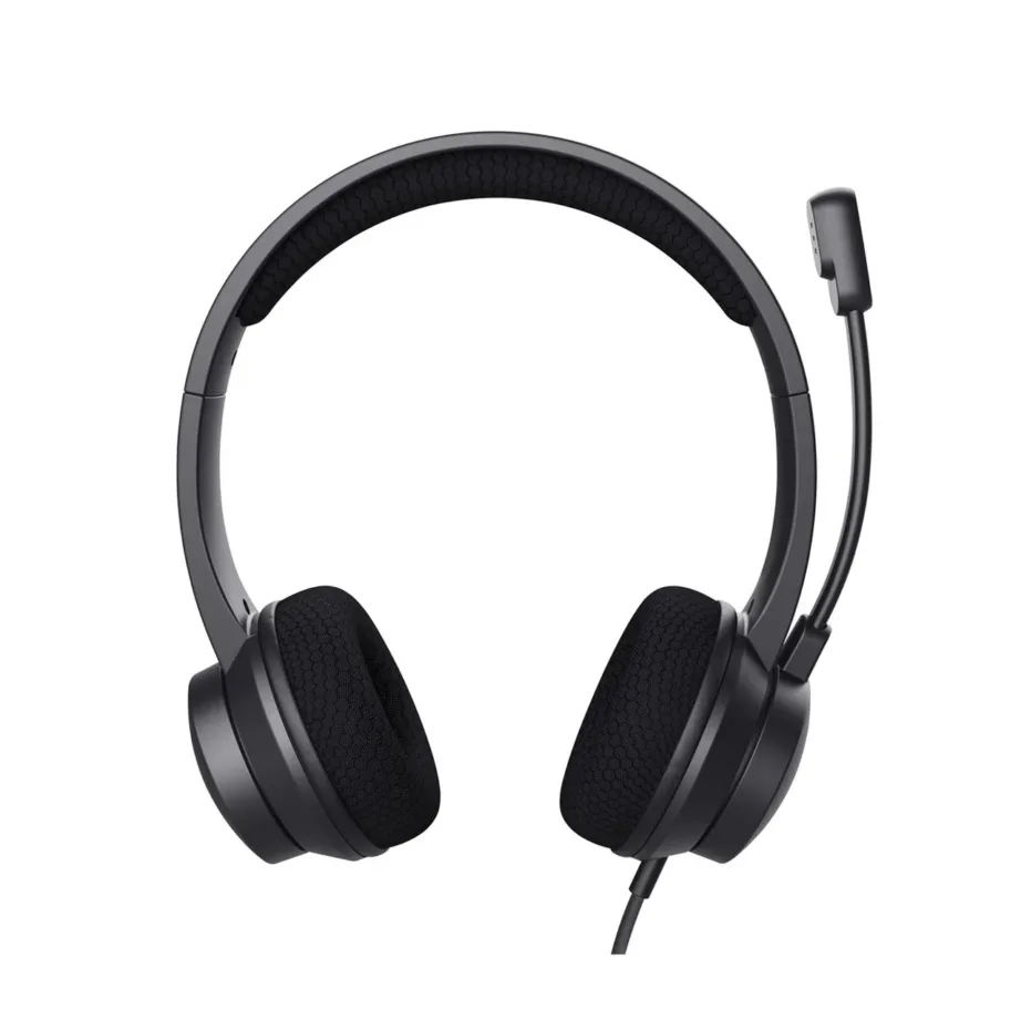 Trust Ayda 25089 must 1,8 m USB-A juhtmega binauraalne headset aktiivse mürasummutusega kõnedele ja muusikale – 7