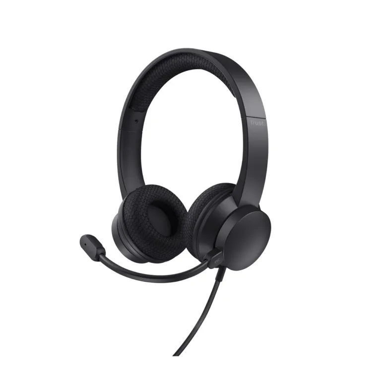 Trust Ayda 25089 must 1,8 m USB-A juhtmega binauraalne headset aktiivse mürasummutusega kõnedele ja muusikale