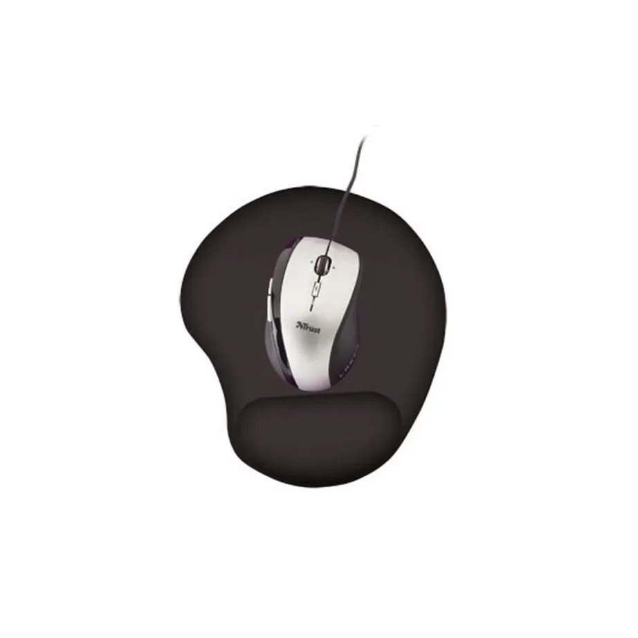 Trust Bigfoot 205×236 mm must mikrofiiber geeliga randmetoega hiirematt – 4