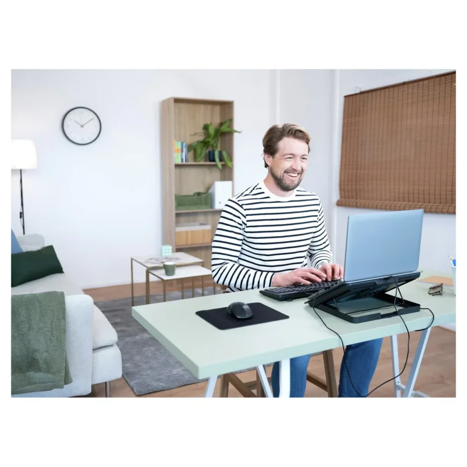 Trust Exto 24613 16″ sülearvuti jahutusalus, 18 cm ventilaator, ABS/alumiinium, reguleeritav kõrgus, hall – 7