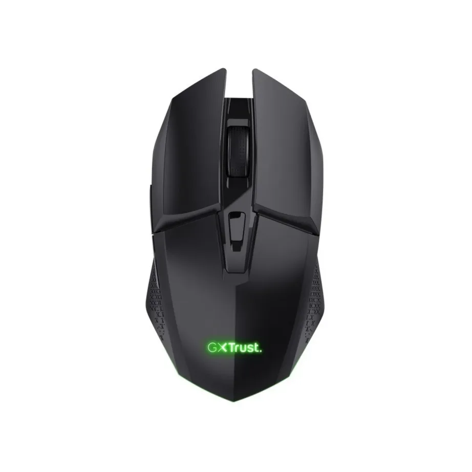 Trust GXT 110 Felox juhtmevaba laetav mängurihiir, 4800 DPI, 6 programmeeritavat nuppu, 4-värviline LED, must, USB-C, 80 h aku – 3