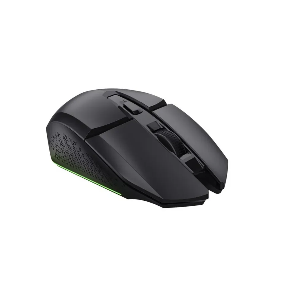 Trust GXT 110 Felox juhtmevaba laetav mängurihiir, 4800 DPI, 6 programmeeritavat nuppu, 4-värviline LED, must, USB-C, 80 h aku – 4