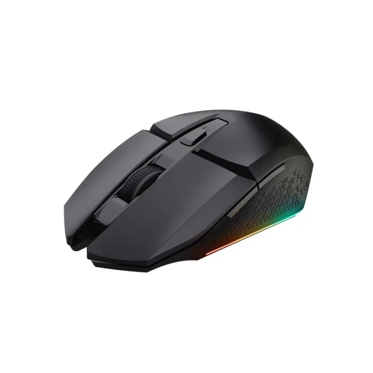 Trust GXT 110 Felox juhtmevaba laetav mängurihiir, 4800 DPI, 6 programmeeritavat nuppu, 4-värviline LED, must, USB-C, 80 h aku