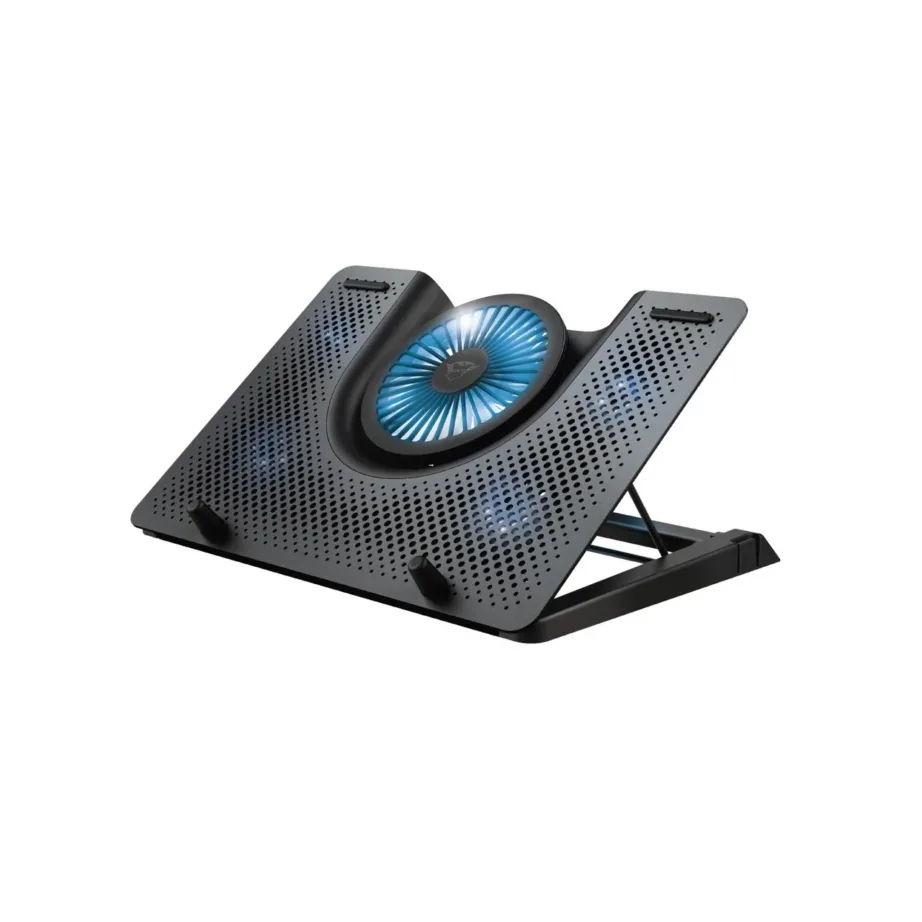 Trust GXT 1125 Quno 17″ alumiiniumist sülearvutialus viie ventilaatoriga, USB-toitega, must, 43,2 cm, reguleeritav – 14