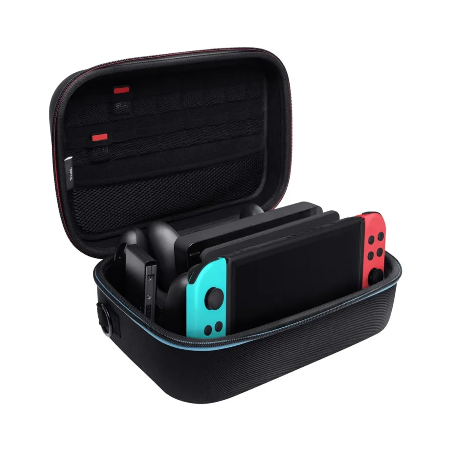 Trust GXT 1247 XXL 310x210x130 mm must kõvakest-kandekott Nintendo Switchi ja Switch OLEDi jaoks – 3