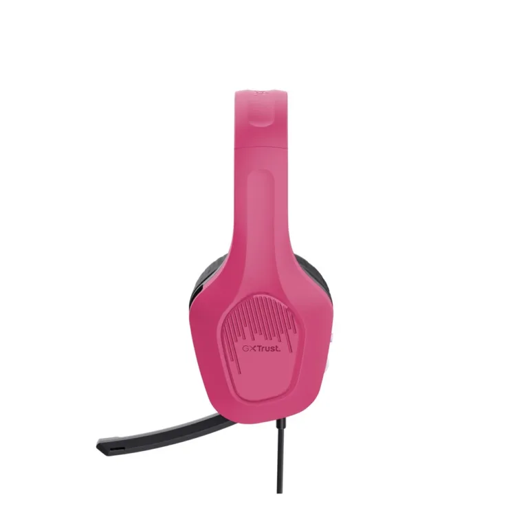 Trust GXT 415P Zirox Powerful Pink juhtmega 2 m mänguripeakomplekt ABS peavõruga, 50 mm neodüüm-draiverid, kokkupandava mikrofoniga