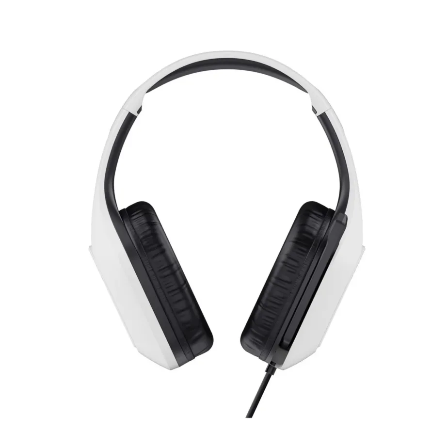 Trust GXT 415W Zirox 3,5 mm juhtmega mänguripeakomplekt 50 mm kõlarielementide ja kokkupandava mikrofoniga, Winning White – 5