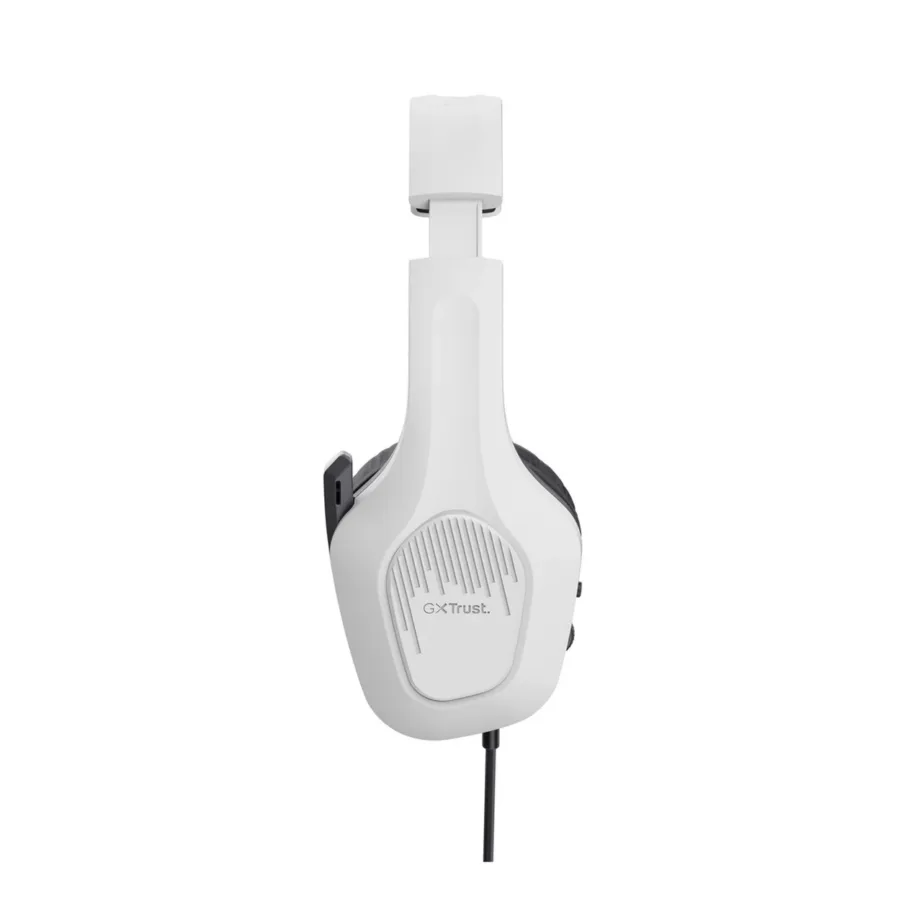 Trust GXT 415W Zirox 3,5 mm juhtmega mänguripeakomplekt 50 mm kõlarielementide ja kokkupandava mikrofoniga, Winning White – 7