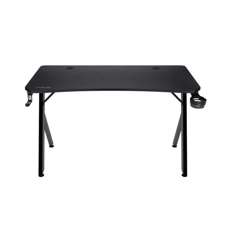 Trust GXT 700 Omnius 120x60x74 cm must metallraamiga mängurilaud pudelihoidja ja klapikonksuga