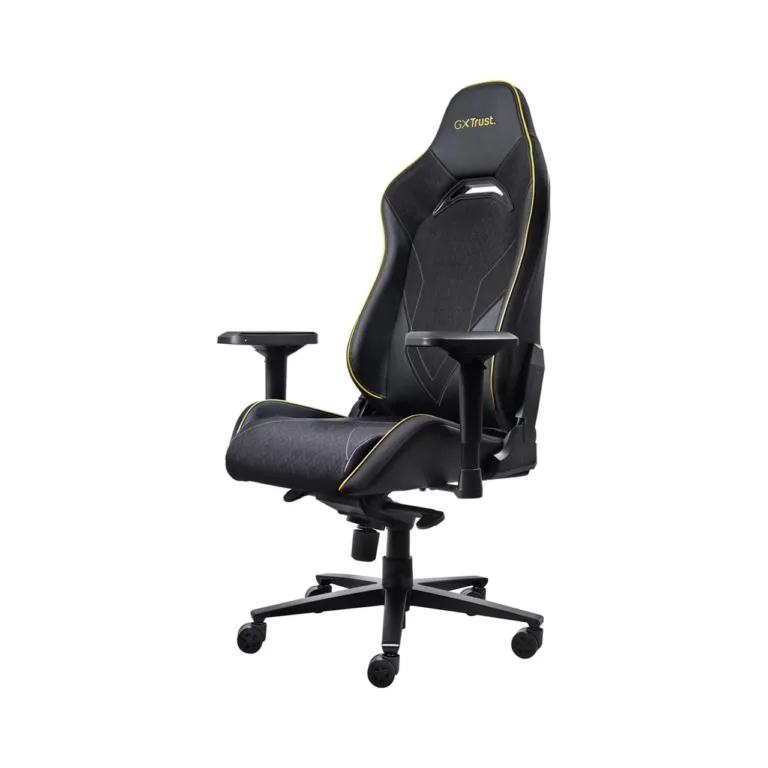 Trust GXT 721 Ruya Pro 710x750x1340 mm must PU-nahast 4D käetugedega mänguritool, max 195 cm/150 kg