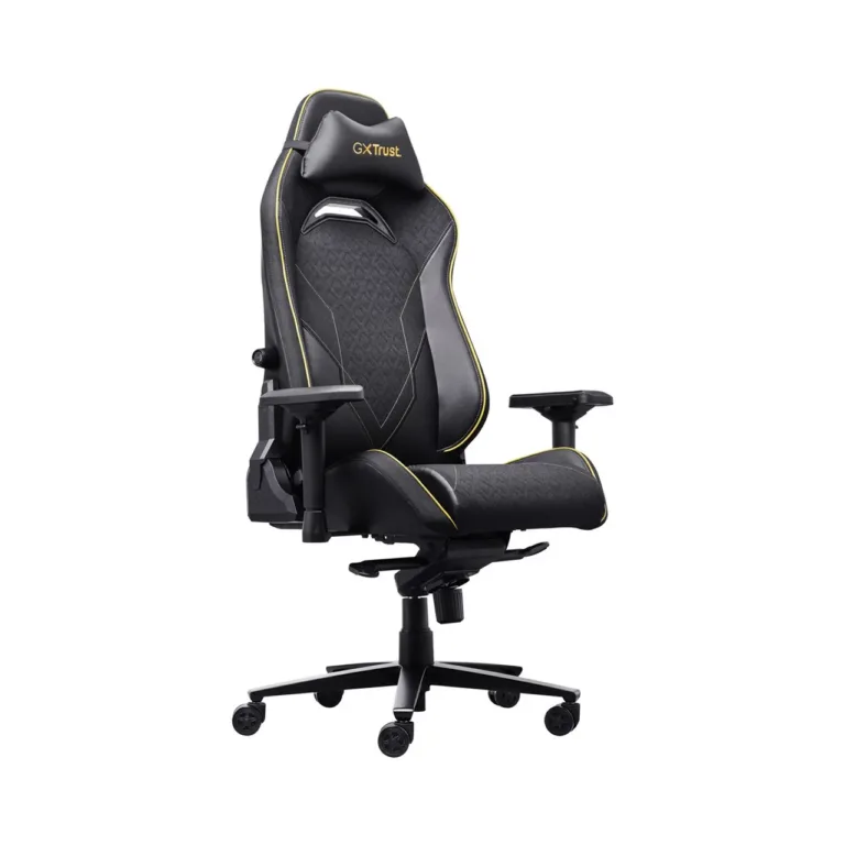 Trust GXT 721 Ruya Pro 710x750x1340 mm must PU-nahast 4D käetugedega mänguritool, max 195 cm/150 kg