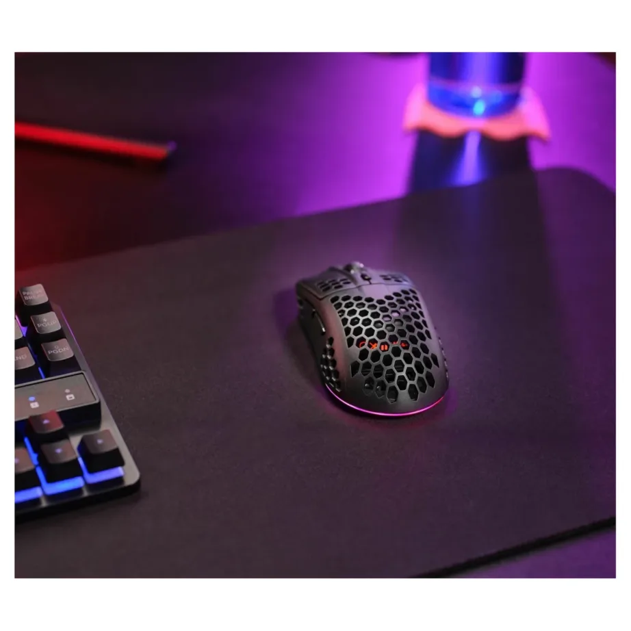 Trust GXT 929 Helox 4800 DPI must juhtmevaba mängurihiir RGB-valgustusega, paremakäelistele, 80h aku, USB-C laadimine, 64x125x38 mm – 10