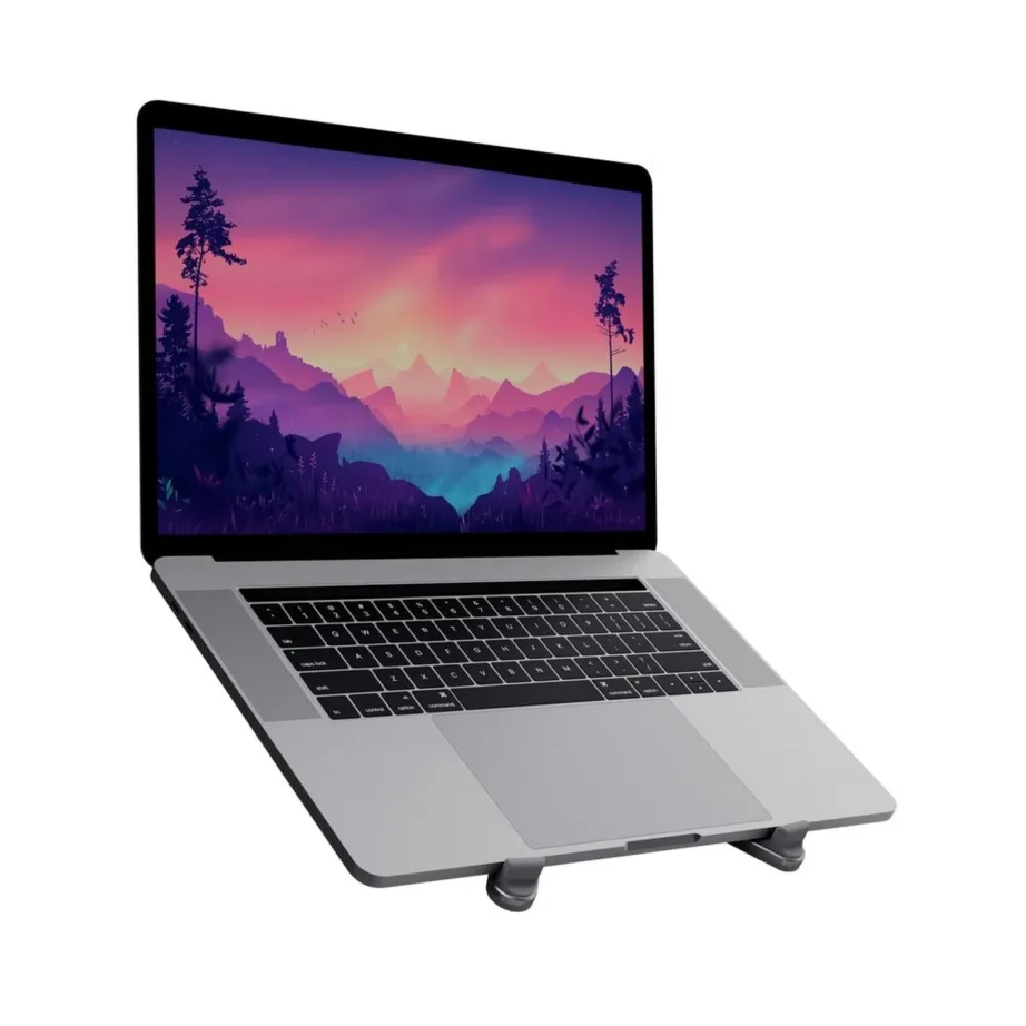 Trust Macy 280x23x46 mm alumiiniumist kokkupandav ja reguleeritav sülearvutialus, hall, kuni 17,3″ ja 20 kg – 4