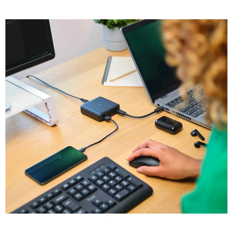 Trust Maxo 25242 100W 3xUSB-C/1xUSB-A universaalne lauakinnituslaadija, must, EU pistik, 1,2 m kaabel – 7