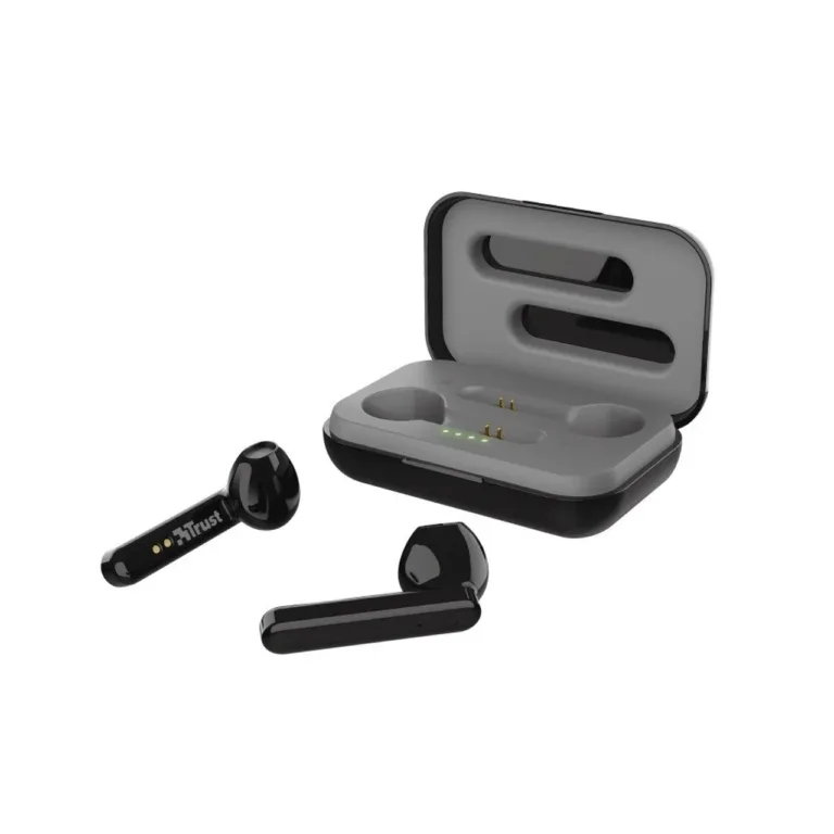 Trust Primo Touch 68x45x21 mm mustad juhtmevabad Bluetooth 5.0 in-ear kõrvaklapid mikrofoniga, laadimiskarbiga, 4 h tööaega (mudel 23712)