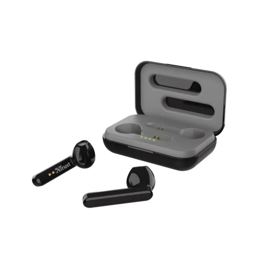 Trust Primo Touch 68x45x21 mm mustad juhtmevabad Bluetooth 5.0 in-ear kõrvaklapid mikrofoniga, laadimiskarbiga, 4 h tööaega (mudel 23712) - 2