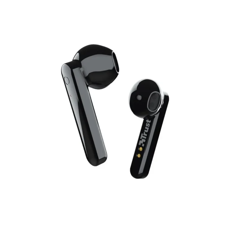 Trust Primo Touch 68x45x21 mm mustad juhtmevabad Bluetooth 5.0 in-ear kõrvaklapid mikrofoniga, laadimiskarbiga, 4 h tööaega (mudel 23712)