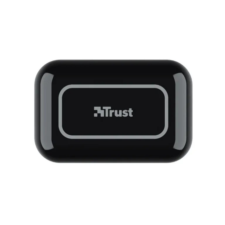 Trust Primo Touch 68x45x21 mm mustad juhtmevabad Bluetooth 5.0 in-ear kõrvaklapid mikrofoniga, laadimiskarbiga, 4 h tööaega (mudel 23712)