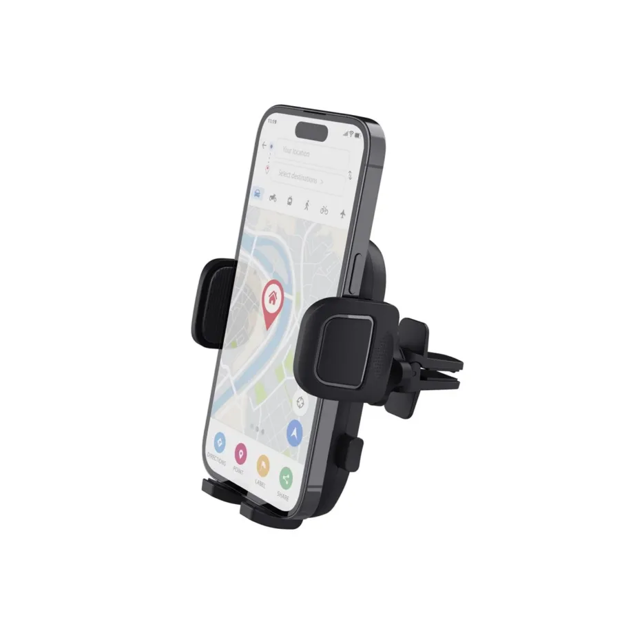 Trust Runo 80x60x115 mm must ABS autos telefonihoidik õhuavadele 4–7-tollistele nutitelefonidele – 2