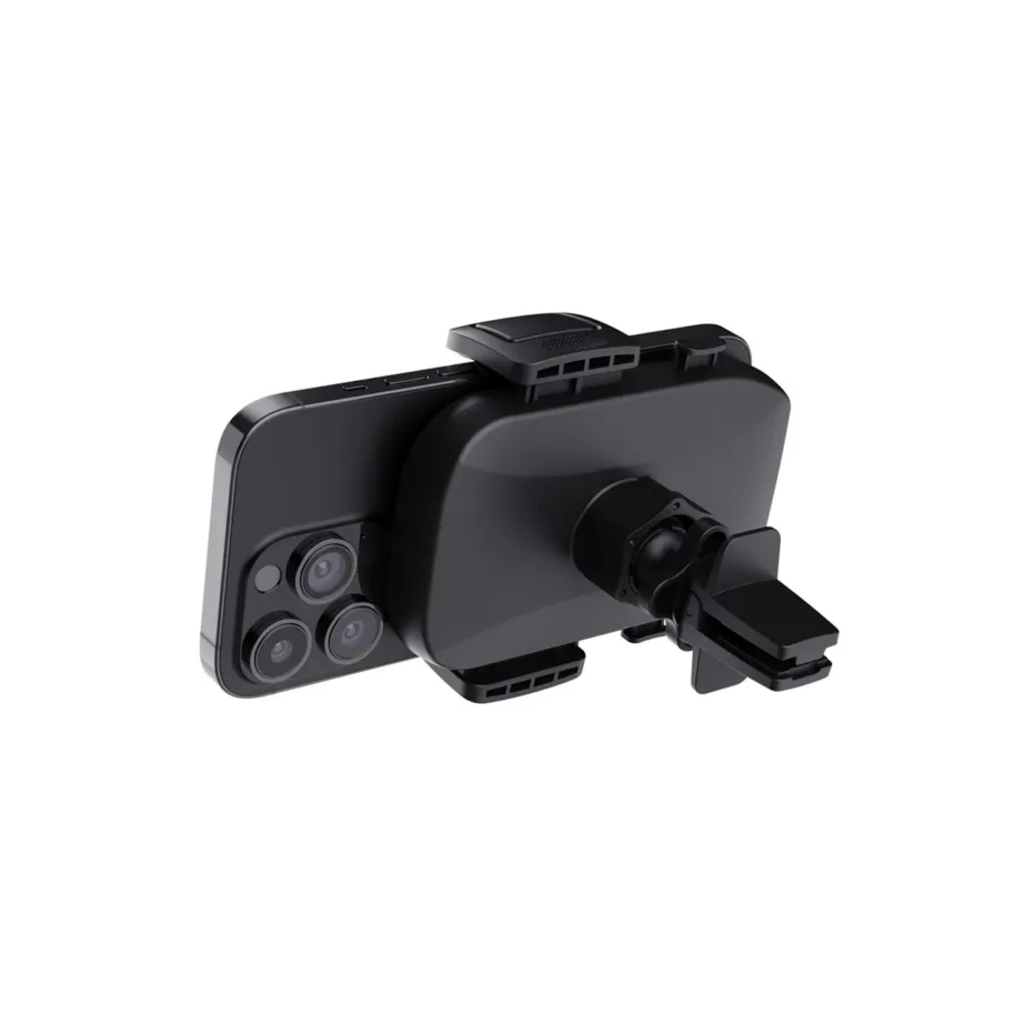 Trust Runo 80x60x115 mm must ABS autos telefonihoidik õhuavadele 4–7-tollistele nutitelefonidele – 4