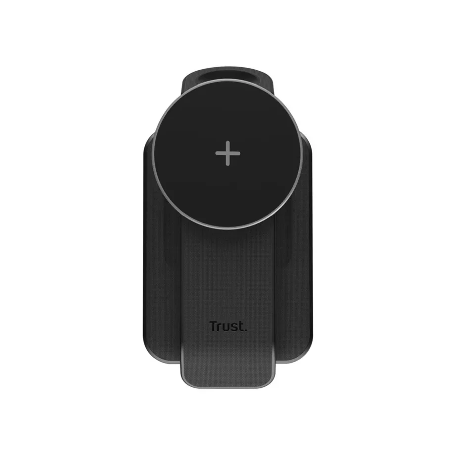 Trust Viro 25464 must 3-in-1 juhtmevaba magnetiline laadimisalus iPhone’i, Apple Watchi ja AirPodside jaoks (15 W, USB-C, mõõdud 139x71x52 mm) – 5