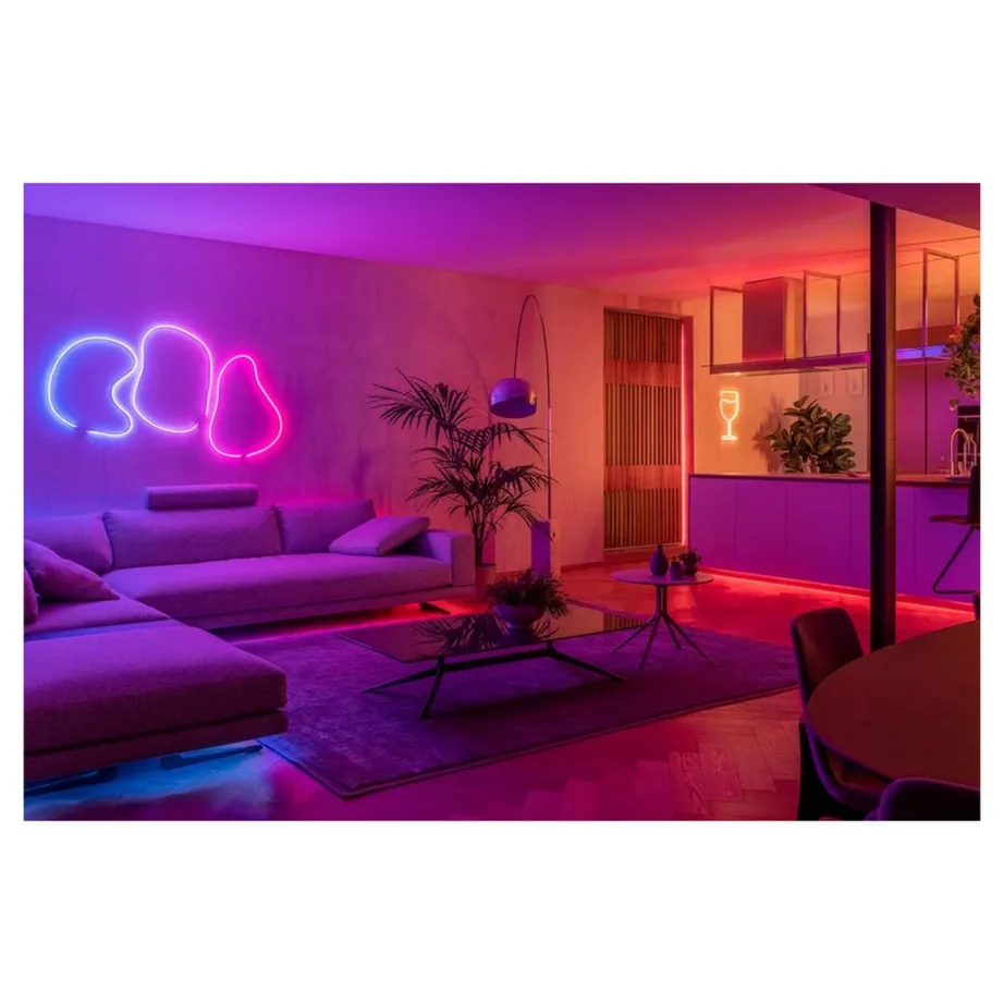 Twinkly Candies TWKC100RGB-G 6 m 100 RGB LED multivärvilised küünlakujulised nutijõulutuled, Wi-Fi, Bluetooth, USB-C, sisetingimustesse – 5
