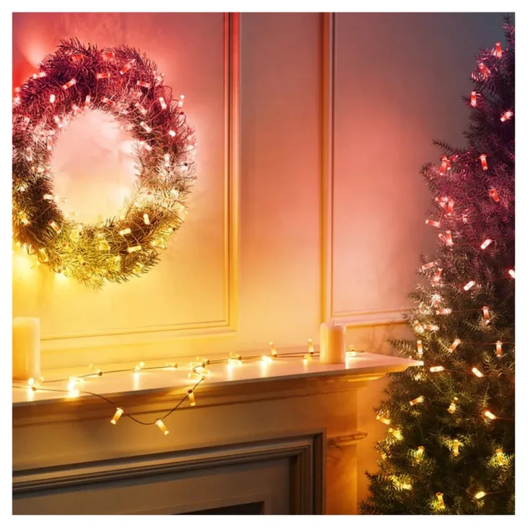 Twinkly Candies TWKC100RGB-T 6 m 100 RGB LED küünlakujulised nutikad jõulutuled, värvilised, sisetingimustesse, WiFi/Bluetooth, USB-C