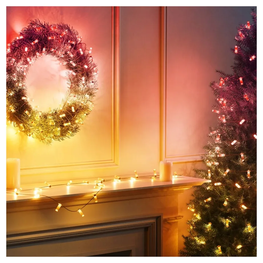 Twinkly Candies TWKC100RGB-T 6 m 100 RGB LED küünlakujulised nutikad jõulutuled, värvilised, sisetingimustesse, WiFi/Bluetooth, USB-C – 8