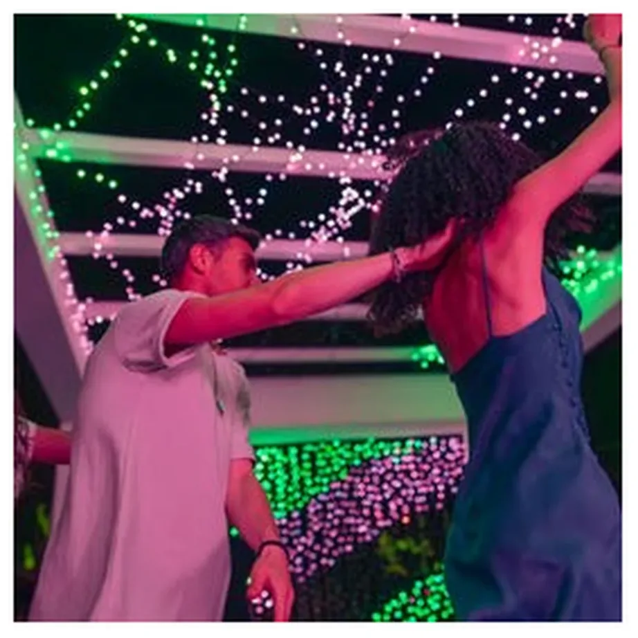 Twinkly Candies TWKP200RGB-G 6 m 200 RGB LED nutikad pärlkett-tulukesed, Wi-Fi/Bluetooth, mitmevärviline, USB-C, siseruumides kasutamiseks – 13