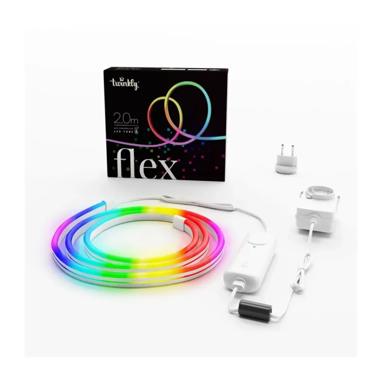 Twinkly Flex TWFL200STW-WEU 2 m 192 RGB LED nutikas valgustoru, Wi-Fi/Bluetooth, IP20, rakendusega juhitav