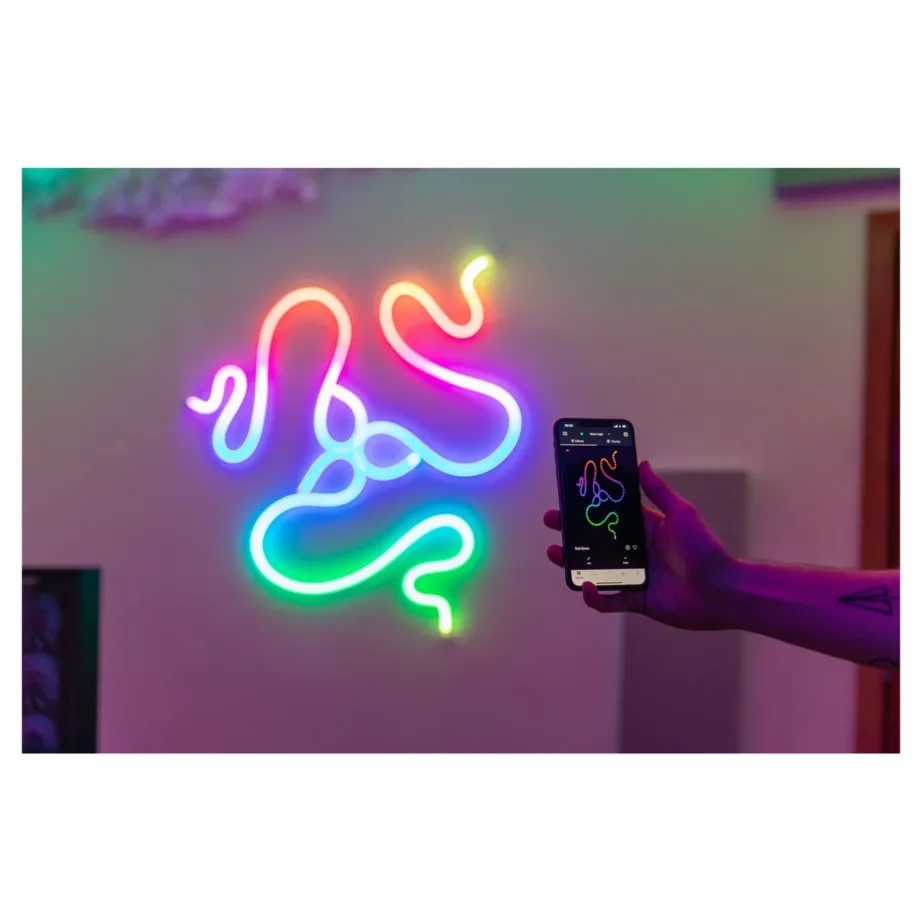 Twinkly Flex TWFL200STW-WEU 2 m 192 RGB LED nutikas valgustoru, Wi-Fi/Bluetooth, IP20, rakendusega juhitav – 6