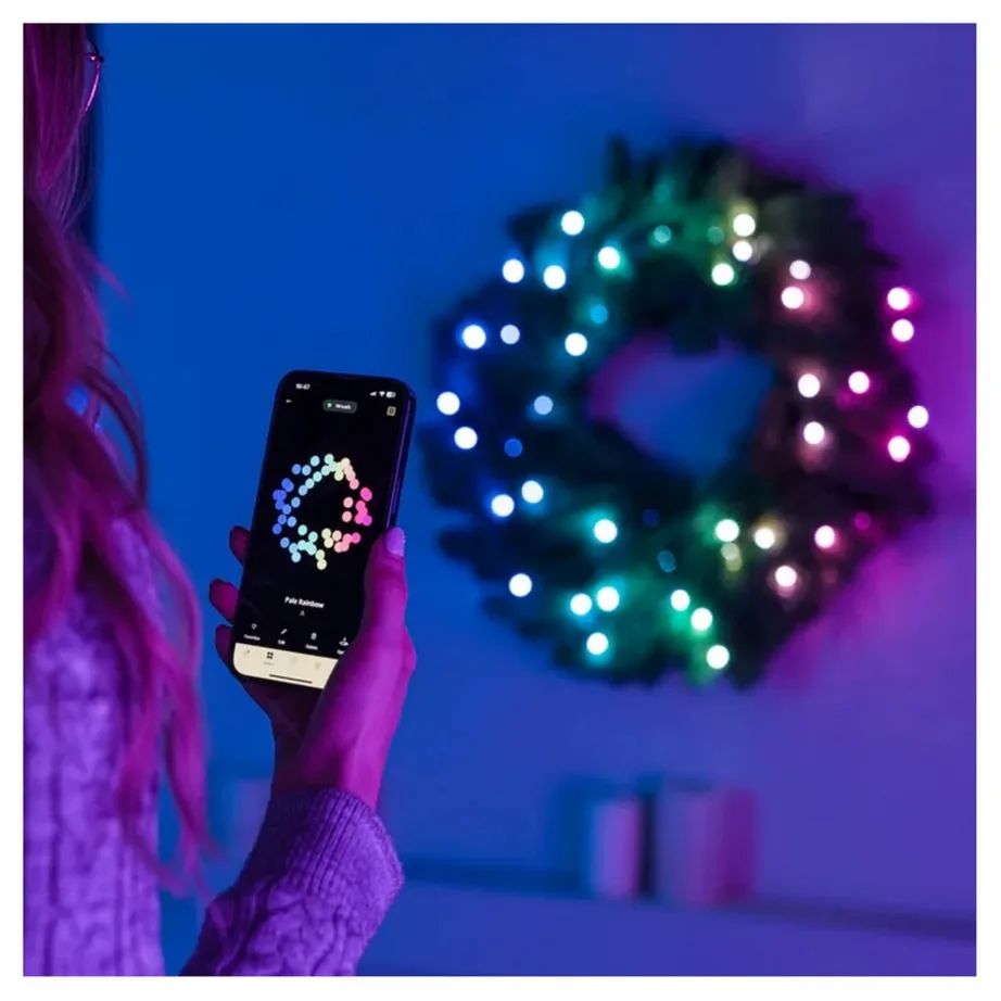 Twinkly GD20P4425P00 60 cm RGB LED jõulupärg 50 pirniga WiFi/Bluetooth siseruumidesse – 3