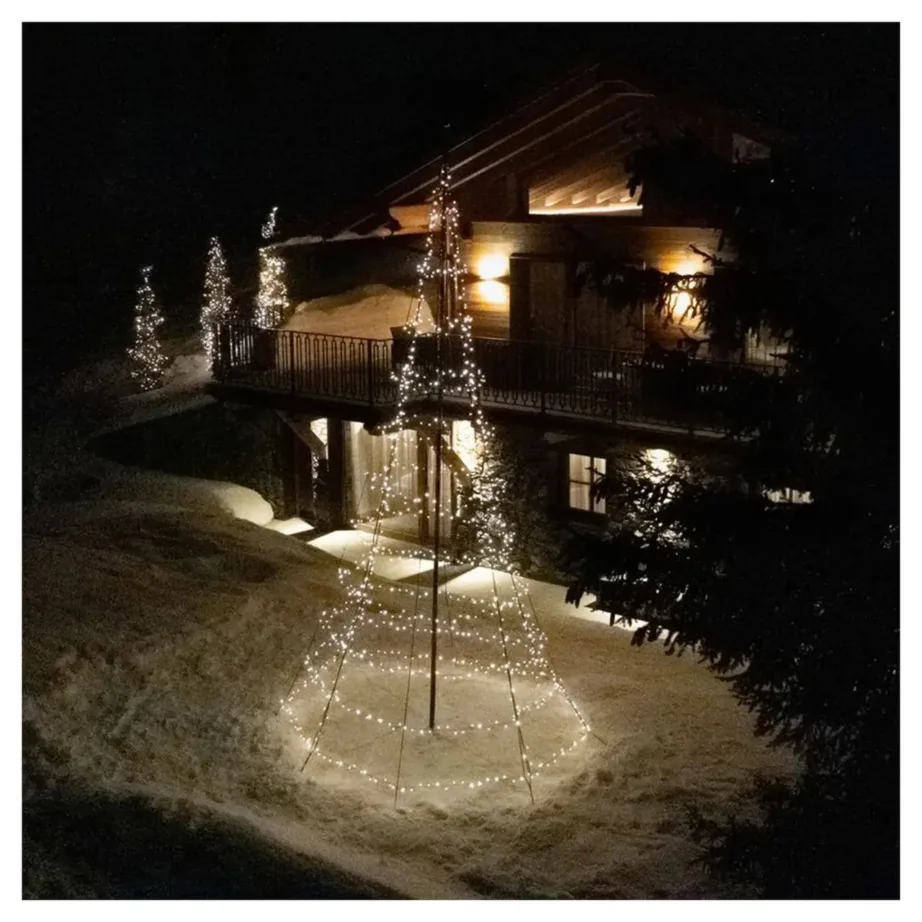 Twinkly Light Tree TWP300SPP-BEU 2 m 300 RGBW LED nutipuu sise- ja välistingimustesse, Bluetooth/Wi-Fi, IP44 – 4