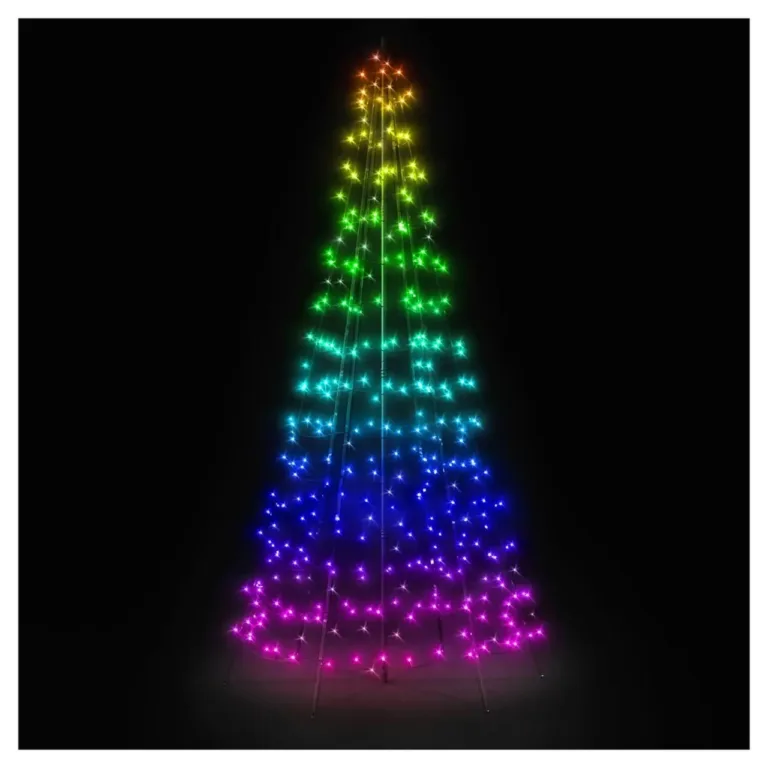 Twinkly Light Tree TWP300SPP-BEU 2 m 300 RGBW LED nutipuu sise- ja välistingimustesse, Bluetooth/Wi-Fi, IP44