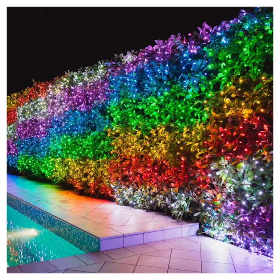 Twinkly Strings TWS600SPP-BEU 600 RGBW LED 48 m nutikas valguskett, IP44, värviline, Wi-Fi/Bluetooth – 6