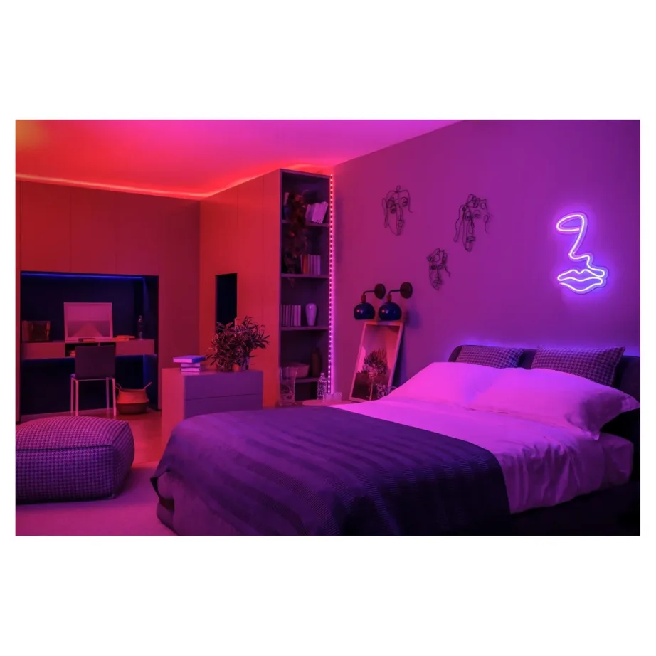 Twinkly TWD060STP-T 3 m 60 LEDiga läbipaistva juhtmega nutikas valguskett sinise, punase ja rohelise valgusega, taimeri ja USB-toitega – 8