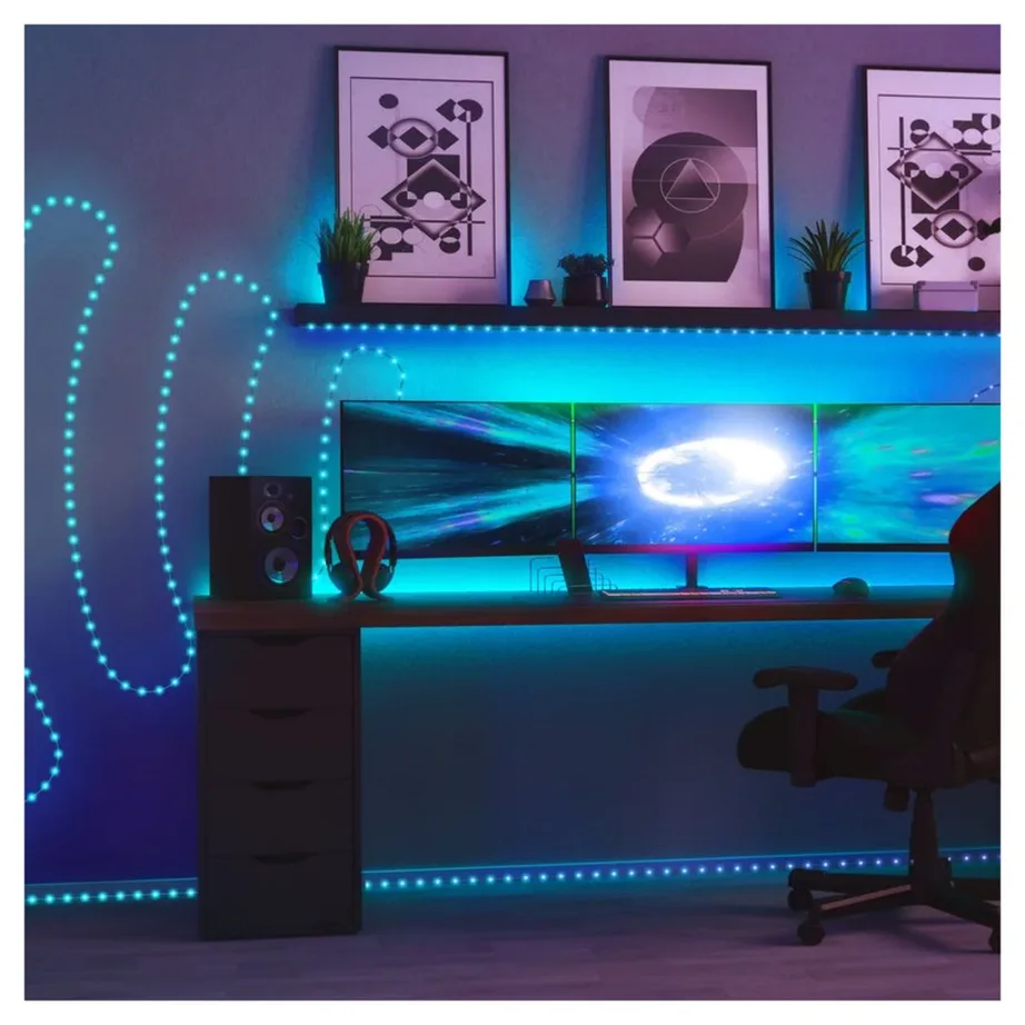 Twinkly TWD200STP-BEU 200 LED 10 m mitmevärviline nutikas valguskett IP20 – 9