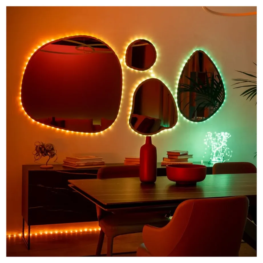 Twinkly TWD200STP-TEU 200 LED 10 m mitmevärviline sisetingimuste valguskett musta kaabliga – 4