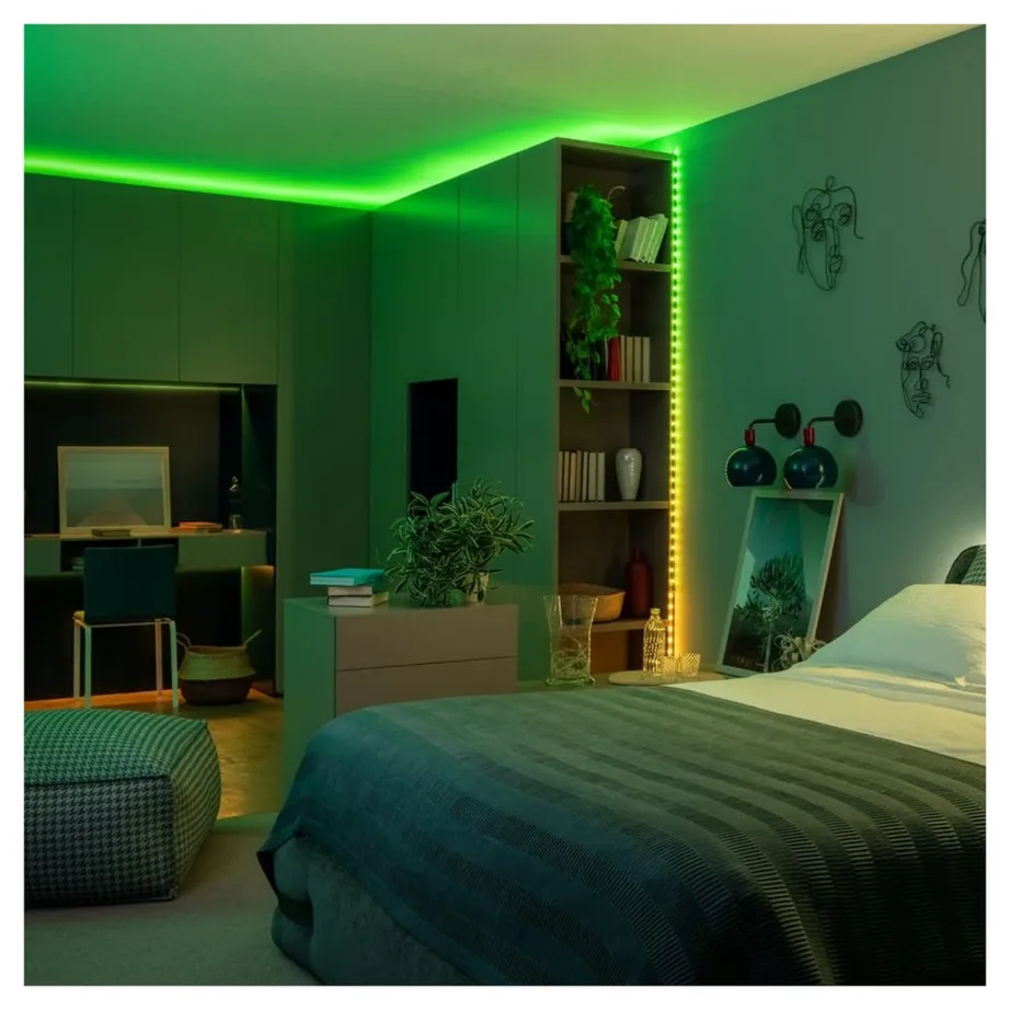 Twinkly TWD200STP-TEU 200 LED 10 m mitmevärviline sisetingimuste valguskett musta kaabliga – 6