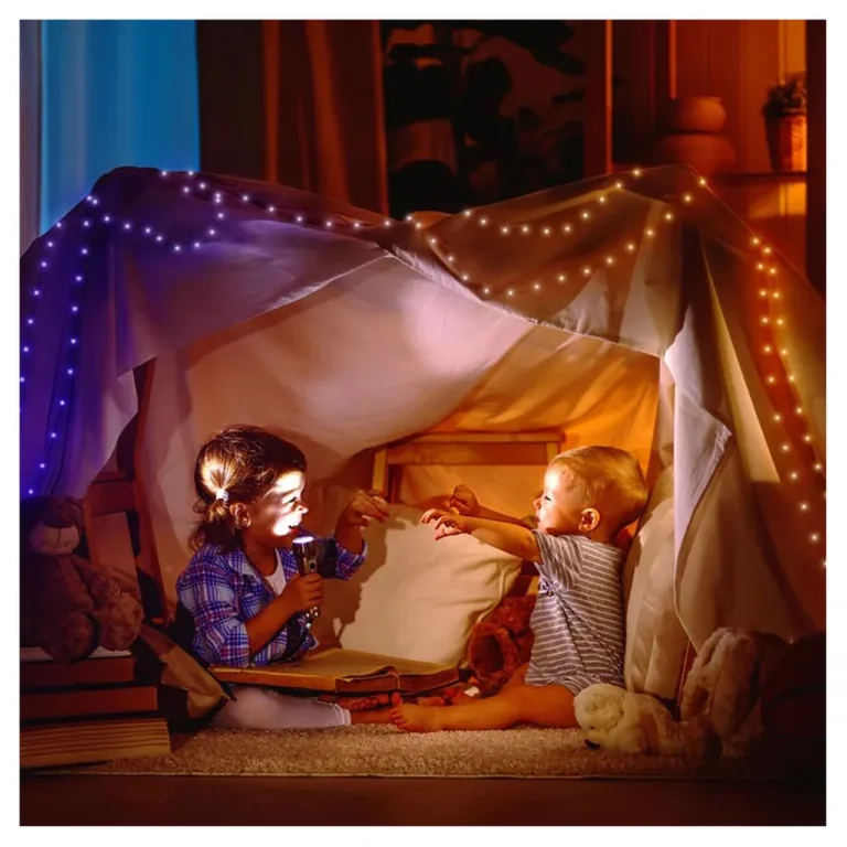 Twinkly TWD400STP-TEU 2 m mitmevärviline LED ribavalgusti siseruumidesse, nutijuhtimine Wi-Fi/Bluetooth, hämardatav, IP20